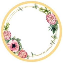 מדבקות ויניל עגולות קוטר 3 ס"מ