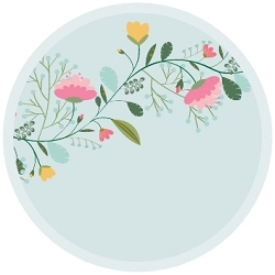 מדבקות ויניל עגולות קוטר 3 ס"מ