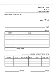 קבלה עוסק פטור-12.5/17.5