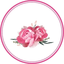 מדבקות ויניל עגולות קוטר 5 ס"מ