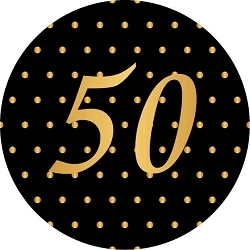 מדבקות ויניל עגולות קוטר 5 ס"מ